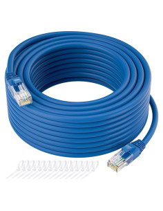Cable Ethernet Cat5e Kxable 60.96m Azul RJ45 Flexible