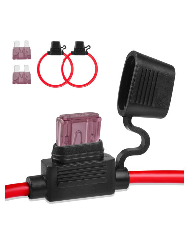 Soporte de Fusible en Línea 12V XIOGZAXI 10 AWG 35.1 cm