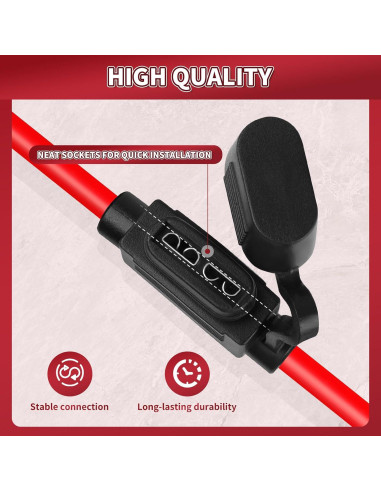 Soporte de Fusible en Línea 12V XIOGZAXI 10 AWG 35.1 cm