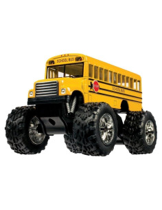 KinsFun Autobús Escolar Monstruoso 5" Metal Fundido Retroceso