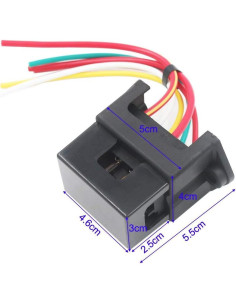 Soporte de fusibles Gebildet 4 vías con 10 fusibles 3A-40A 2