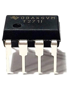 Amplificador Operacional TLV271IP TI Rail-to-Rail 16V 3MHz (Paquete de 2)