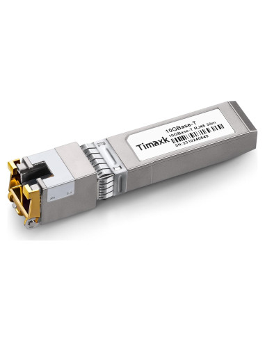 Transceptor SFP+ 10GBase-T Timaxk RJ-45 hasta 30m CAT.6a/CAT7