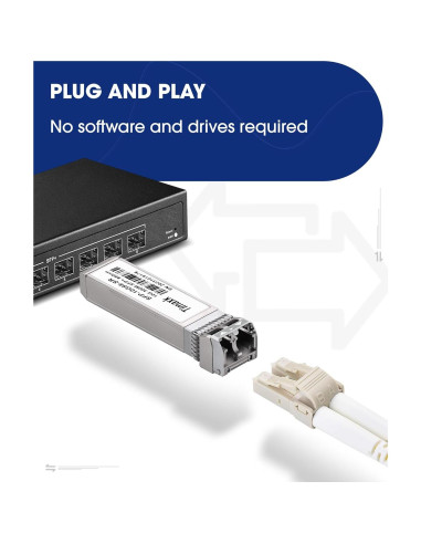 Paquete de 4 Transceptores SFP+ 10G Timaxk 10GBASE-SR 850nm