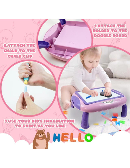 Pizarra de Dibujo Magnética Cokzer para Niñas 1-2 Años Pizarra de Dibujo Magnética Cokzer para Niñas 1-2 Años