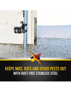 Escudo de Roedores Xcluder para Puertas de Garaje - Kit 2 Tiras 20x2.5cm 2