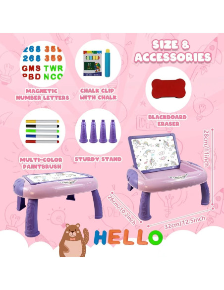 Pizarra de Dibujo Magnética Cokzer para Niñas 1-2 Años Pizarra de Dibujo Magnética Cokzer para Niñas 1-2 Años