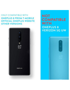 Funda TUDIA para OnePlus 8 5G - Grado Militar Doble Capa Negra 2