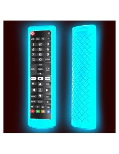 Funda de silicona azul para control remoto LG AKB75095307