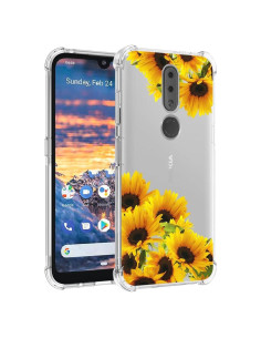Funda TPU para Nokia 4.2 TA-1184 - Diseño Girasol, Ultra Clara