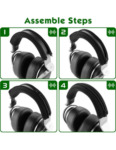 Cubierta de Banda para Auriculares Geekria Sony MDR-HW700