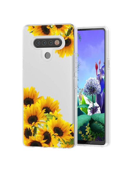 Funda TPU Girasol para LG K51/Q51/Reflect - Ligera y Protectora Funda TPU Girasol para LG K51/Q51/Reflect - Ligera y Protectora