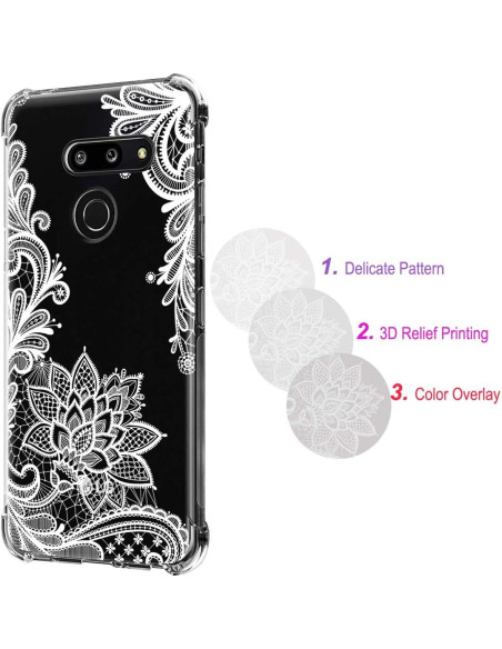 Funda protectora delgada TPU Mandala para LG G8 ThinQ 2019