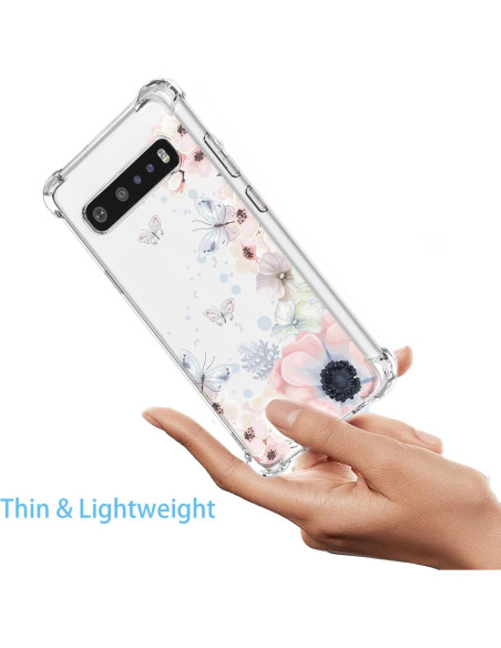 Funda Protectora LG V60 ThinQ / G9 Floral Rosa Antigolpes Funda Protectora LG V60 ThinQ / G9 Floral Rosa Antigolpes