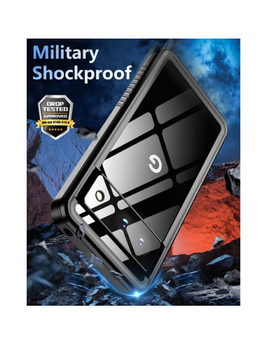 Funda Impermeable Oterkin para Google Pixel 8a Azul 360