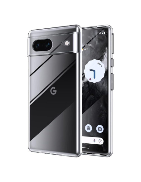Funda Transparente BOKOO para Google Pixel 7 - Antigolpes y Antideslizante