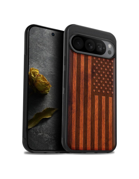 Funda de Madera Carveit para Google Pixel 9 Pro - Antichoque Funda de Madera Carveit para Google Pixel 9 Pro - Antichoque