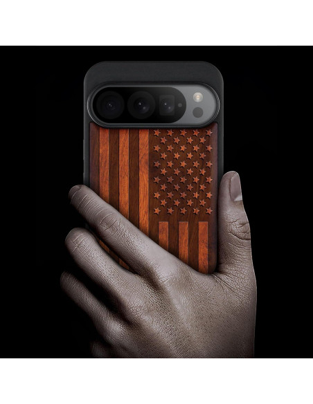 Funda de Madera Carveit para Google Pixel 9 Pro - Antichoque Funda de Madera Carveit para Google Pixel 9 Pro - Antichoque