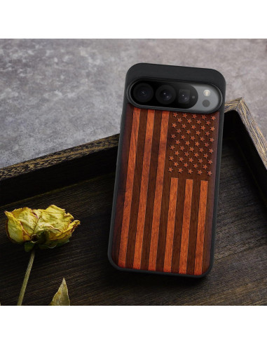 Funda de Madera Carveit para Google Pixel 9 Pro - Antichoque