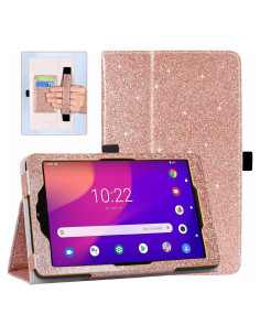 Funda DMLuna para Alcatel Joy Tab 2 8" Rosa Brillo 2020