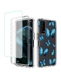 Funda Protectora Transparente para TCL Stylus 5G 2022 con Protector de Pantalla