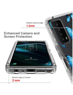 Funda Protectora Transparente para TCL Stylus 5G 2022 con Protector de Pantalla 2