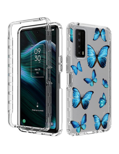 Funda Protectora Transparente para TCL Stylus 5G 2022 con Protector de Pantalla