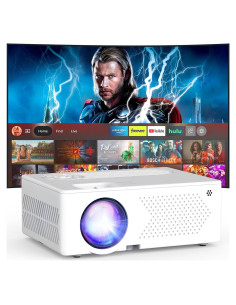Proyector WiFi Bluetooth PURSHE AK-60 Nativo 1080P 450 Lúmenes