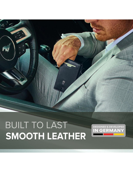 Cartera Slim TRAVANDO Atlanta Hombre RFID Negro - Clip Dinero Cartera Slim TRAVANDO Atlanta Hombre RFID Negro - Clip Dinero