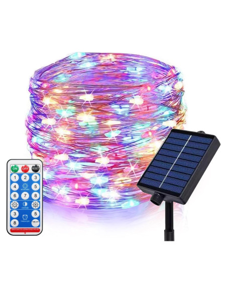 Luces de Hadas Solares ZAIYW 30.48m 300 LED Multicolor Luces de Hadas Solares ZAIYW 30.48m 300 LED Multicolor