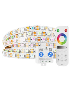 Tira LED RGB 5M BTF-LIGHTING WS2812B Control Remoto RF