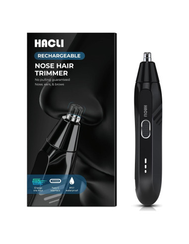 Recortador de Vello Nasal HACLI YP-7217 Eléctrico USB 8000RPM