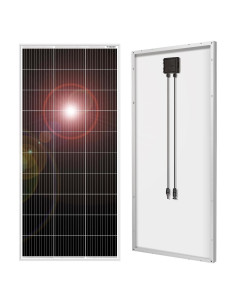 Panel Solar Monocristalino DOKIO 200W 18V para Cargar Batería 12V