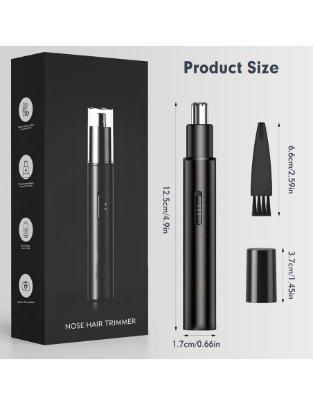 Recortador de Vello Nasal y Facial TWAKA Recargable USB