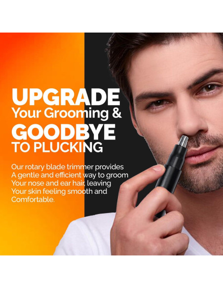 Recortador de Vello Nasal y de Oído Brio - Cuchilla Doble, Resistente al Agua Recortador de Vello Nasal y de Oído Brio - Cuchilla Doble, Resistente al Agua