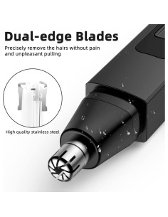 Recortador de Vello Nasal Inalámbrico VOTEYO L4 con Luz LED 2