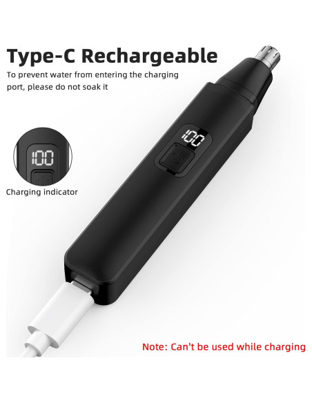 Recortador de Vello Nasal Inalámbrico VOTEYO L4 con Luz LED