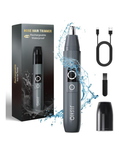 Recortadora de Vello Nasal JISHO USB Tipo-C Impermeable