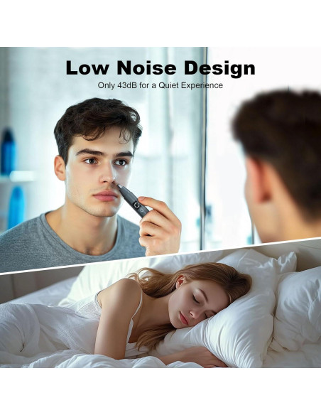 Recortadora de Vello Nasal JISHO USB Tipo-C Impermeable