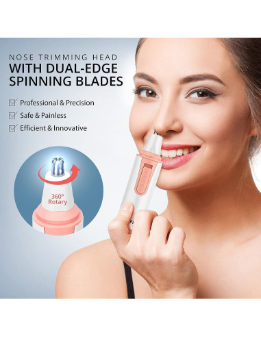 Recortador de Vello Facial Profeir PF-TR01 Inalámbrico IPX5