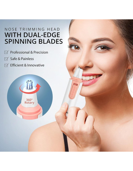 Recortador de Vello Facial Profeir PF-TR01 Inalámbrico IPX5