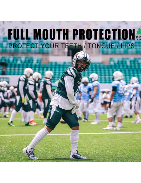 Protector Bucal GY para Fútbol y Deportes de Contacto - Negro