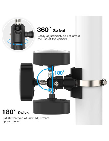 Soporte de Montaje en Poste para Cámara Blink HOLACA 1 Paquete