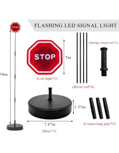 Señal de Advertencia de Estacionamiento LED Povtii 137 cm 2