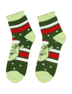 Calcetines de Mujer Bioworld Shrek y Burro 3 Pares Chenilla 2