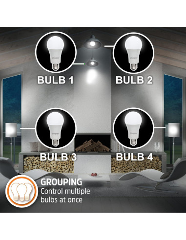 Bombillas LED Inteligentes Energizer Connect 2 Paquete RGB y Blancas