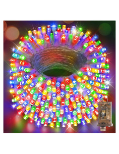 Luces de Navidad Hezbjiti 1000 LED 120m Multicolor con Control Remoto