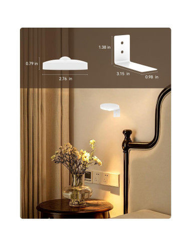 Luces Puck Recargables Aokpsrt 6PCS RGB 1500mAh para Cuadros