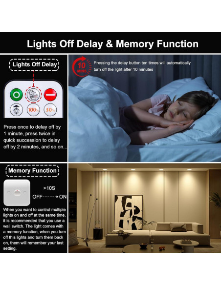 Luces empotradas LED Taptoron 13W 1050LM RGB 5/6" - Paquete de 12