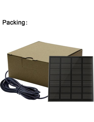 Bomba de Agua Solar CYDZSW 1.2W para Jardín y Baño de Aves